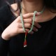 Green Aventurine Red Agate Luck Mala Bracelet Green Aventurine Red Agate Luck Mala Bracelet