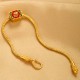18K Gold Om Mani Padme Hum Koi Fish Luck Bracelet 18K Gold Om Mani Padme Hum Koi Fish Luck Bracelet