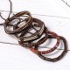 Hemp Cord Wood Beads Leather Bracelet Hemp Cord Wood Beads Leather Bracelet