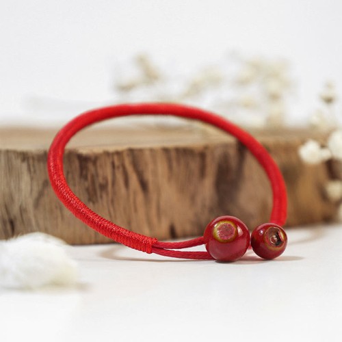 Feng Shui Lucky Red String Ceramic Bracelet Feng Shui Lucky Red String Ceramic Bracelet