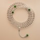 108 Beads White Crystal Jade Meditation Bracelet 108 Beads White Crystal Jade Meditation Bracelet