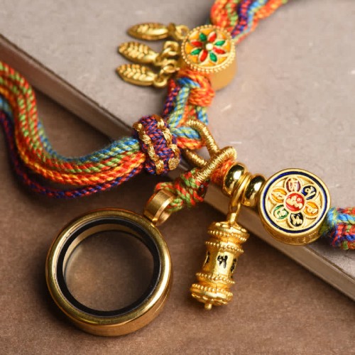 Tibetan Om Mani Padme Hum Dreamcatcher Bracelet Tibetan Om Mani Padme Hum Dreamcatcher Bracelet