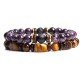 Healing Crystal Tiger Eye Bead Bracelet Healing Crystal Tiger Eye Bead Bracelet