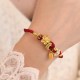 Peach Blossom Luck Red String Bracelet