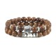 2Pcs Crystal Agate Buddha Protection Bracelet 2Pcs Crystal Agate Buddha Protection Bracelet