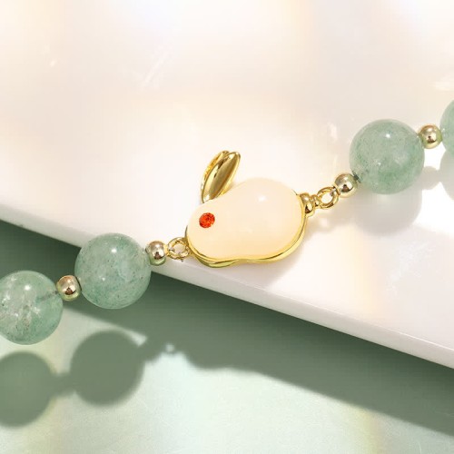 Year of the Rabbit Green Aventurine Luck Bracelet Year of the Rabbit Green Aventurine Luck Bracelet