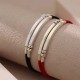 925 Silver Red String Braid Bracelet 925 Silver Red String Braid Bracelet