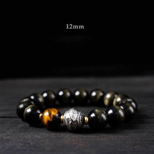 Rainbow Obsidian Protection Bracelet Rainbow Obsidian Protection Bracelet