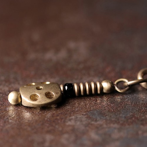 Rainbow Obsidian Ebony Wood Copper Multilayer Bracelet
