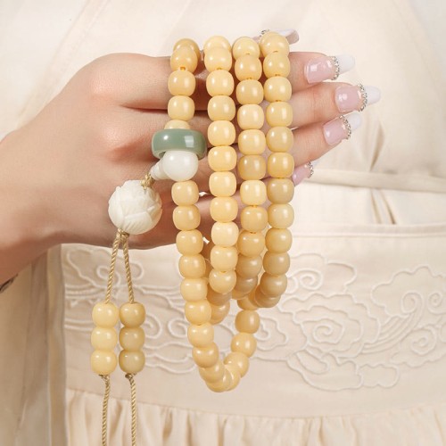 Bodhi Seed Lotus Dzi Bead Peace Harmony Bracelet Bodhi Seed Lotus Dzi Bead Peace Harmony Bracelet