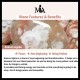 Stone Quartz Healing Beads Bracelet Stone Quartz Healing Beads Bracelet
