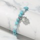 Turquoise Glowstone Lotus Protection Bracelet Turquoise Glowstone Lotus Protection Bracelet