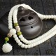 White Jade Bodhi Lotus Mala Necklace Bracelet White Jade Bodhi Lotus Mala Necklace Bracelet