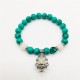 Turquoise Glowstone Lotus Protection Bracelet Turquoise Glowstone Lotus Protection Bracelet