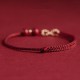 Cinnabar Blessing Red String Gold Infinity Bracelet Cinnabar Blessing Red String Gold Infinity Bracelet