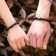 Black Obsidian Phoenix Dragon Bracelet