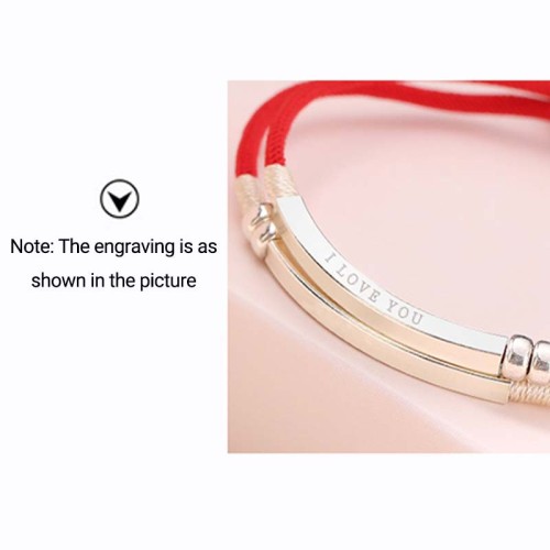 925 Silver Red String Braid Bracelet 925 Silver Red String Braid Bracelet
