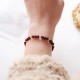 14K Gold Natural Garnet Calm Bracelet 14K Gold Natural Garnet Calm Bracelet