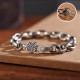Om Mani Padme Hum Double Dorje Copper Bracelet Om Mani Padme Hum Double Dorje Copper Bracelet