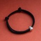 925 Silver Fu Character Blessing Braided Bracelet 925 Silver Fu Character Blessing Braided Bracelet