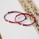 925 Silver Luck Bead Red String Braided Bracelet 925 Silver Luck Bead Red String Braided Bracelet