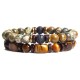 Healing Crystal Tiger Eye Bead Bracelet Healing Crystal Tiger Eye Bead Bracelet