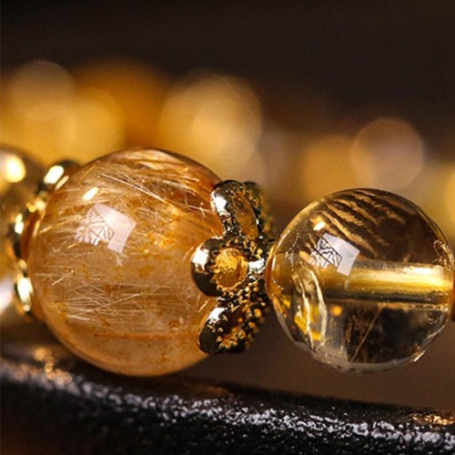 Citrine Amethyst Prosperity Bracelet