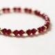 14K Gold Garnet Cinnabar Calm Bracelet 14K Gold Garnet Cinnabar Calm Bracelet