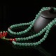 Green Aventurine Red Agate Luck Mala Bracelet Green Aventurine Red Agate Luck Mala Bracelet