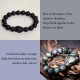 Rainbow Obsidian Fox Healing Bracelet