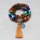 Healing Crystal Mala 108 Meditation Bracelet