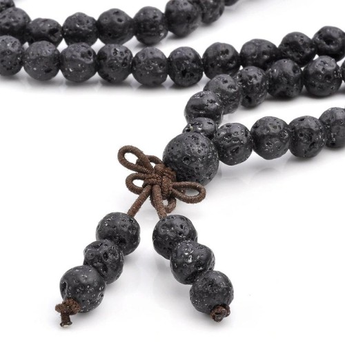 Lava Rock 108 Beads Protection Bracelet Lava Rock 108 Beads Protection Bracelet