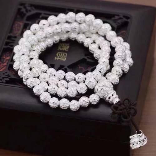 Tibetan Om Mani Padme Hum Alloy Beads Bracelet