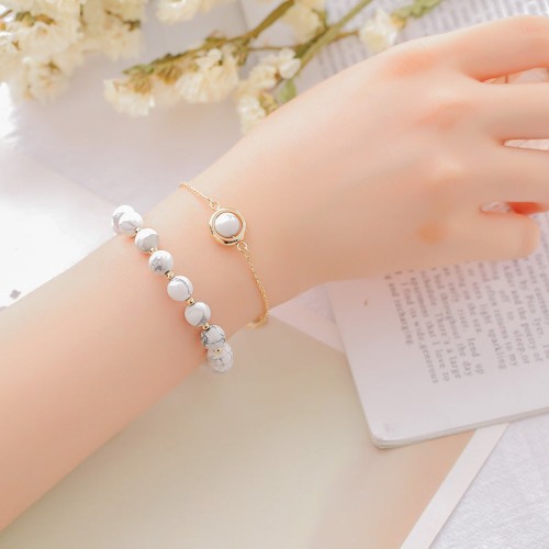 Sun Stone Strawberry Quartz Crystal Bracelet Sun Stone Strawberry Quartz Crystal Bracelet