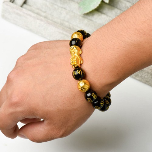 Feng Shui PiXiu Obsidian Wealth Bracelet Feng Shui PiXiu Obsidian Wealth Bracelet
