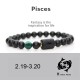 Zodiac Black Onyx Adjustable Bracelet Zodiac Black Onyx Adjustable Bracelet