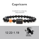Zodiac Black Onyx Adjustable Bracelet Zodiac Black Onyx Adjustable Bracelet