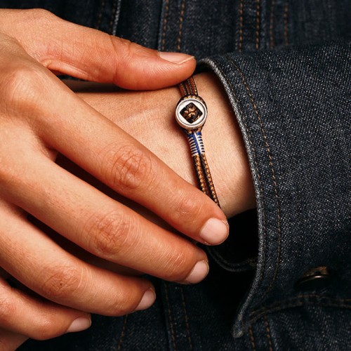 925 Silver Handmade Button Protection Bracelet 925 Silver Handmade Button Protection Bracelet