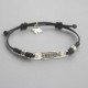 925 Sterling Silver Red String Luck Strength Bracelet