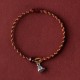 Red Gold Rope Lotus Peace Bracelet Red Gold Rope Lotus Peace Bracelet