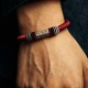 Sterling Silver Om Mani Padme Hum Peace Bracelet