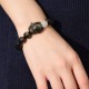 Rainbow Obsidian Fox Healing Bracelet (Gold & Silver Sheen) Rainbow Obsidian Fox Healing Bracelet (Gold & Silver Sheen)