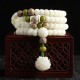 White Jade Bodhi Lotus Mala Necklace Bracelet White Jade Bodhi Lotus Mala Necklace Bracelet