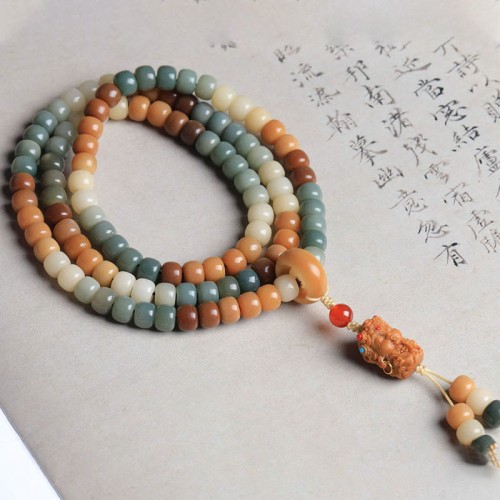 108 Beads Bodhi Seed Green Tara Peace Harmony Bracelet 108 Beads Bodhi Seed Green Tara Peace Harmony Bracelet