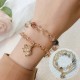 Rose Quartz Elephant Healing Charm Bracelet Rose Quartz Elephant Healing Charm Bracelet