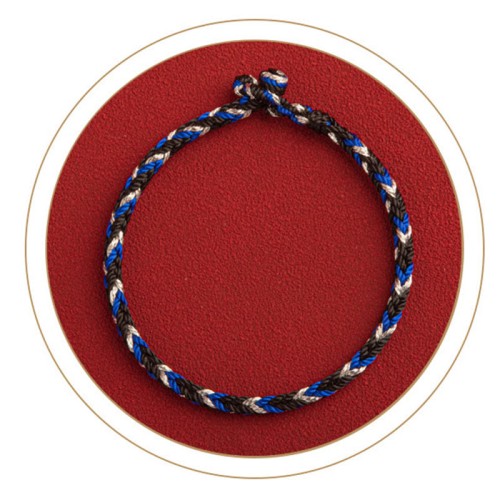 "May Prosperity Fill Your Life" Lucky Multicolored Bracelet "May Prosperity Fill Your Life" Lucky Multicolored Bracelet