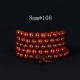 Red Turquoise Black Onyx Protection Bracelet