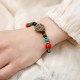 Tibetan Turquoise Om Mani Padme Hum Protection Bracelet