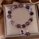 Amethyst Zircon Heart Healing Soul Bracelet Amethyst Zircon Heart Healing Soul Bracelet