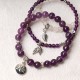 3PCS Natural Quartz Crystal Lotus Healing Bracelet 3PCS Natural Quartz Crystal Lotus Healing Bracelet